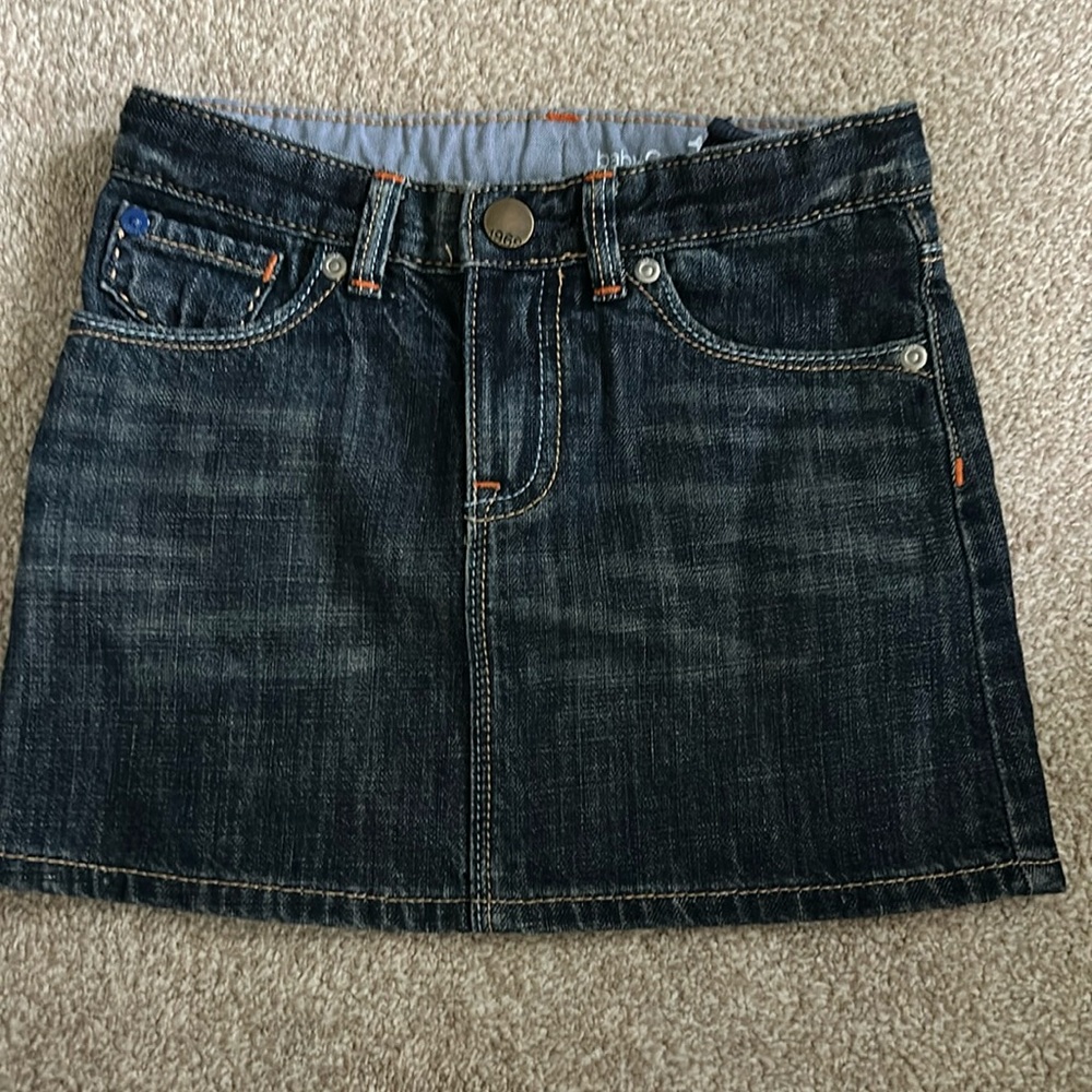 Gap Size 5 Girls Denim Mini Skirt